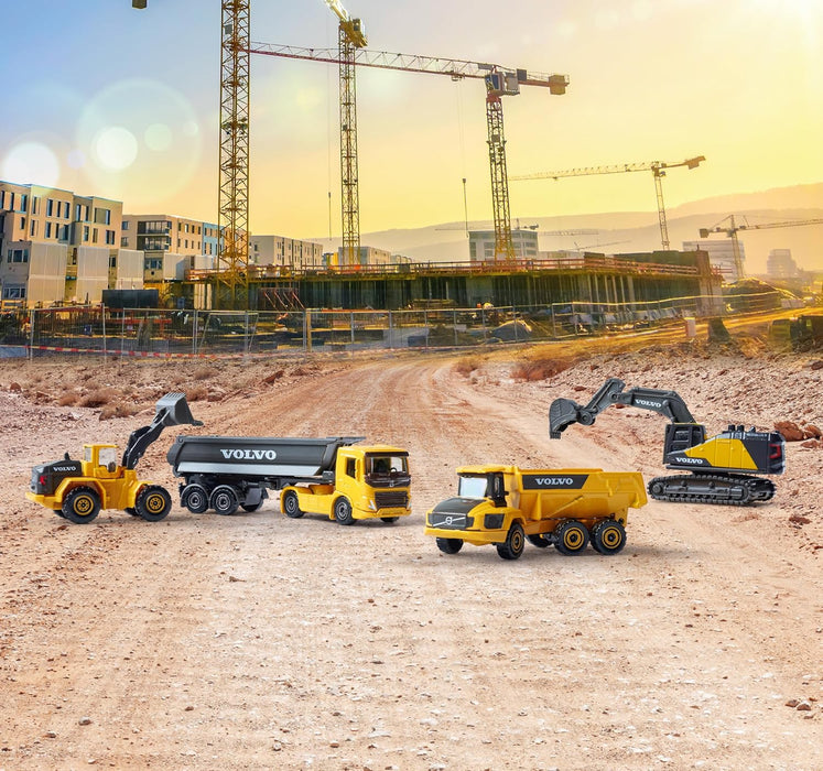 Majorette - Volvo Construction 4 Pieces Giftpack (8503105000)