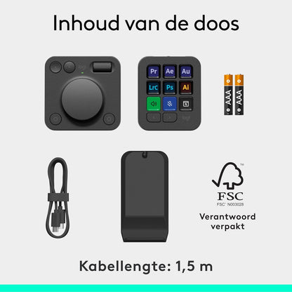 Logitech - Mx Creative Console - Graphite