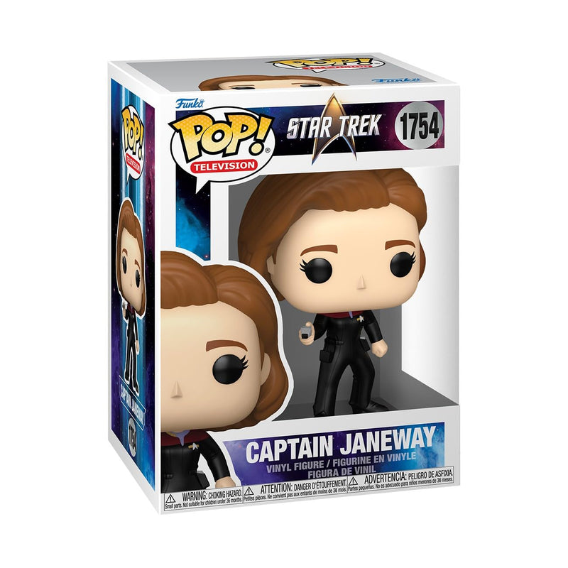 Funko Pop!TV: Star Trek Voyage – Capt. Janeway - Star Trek Voyager - Vinyl-Sammelfigur - Geschenkidee - Offizielle Handelswaren - Spielzeug Für Kinder und Erwachsene - TV Fans