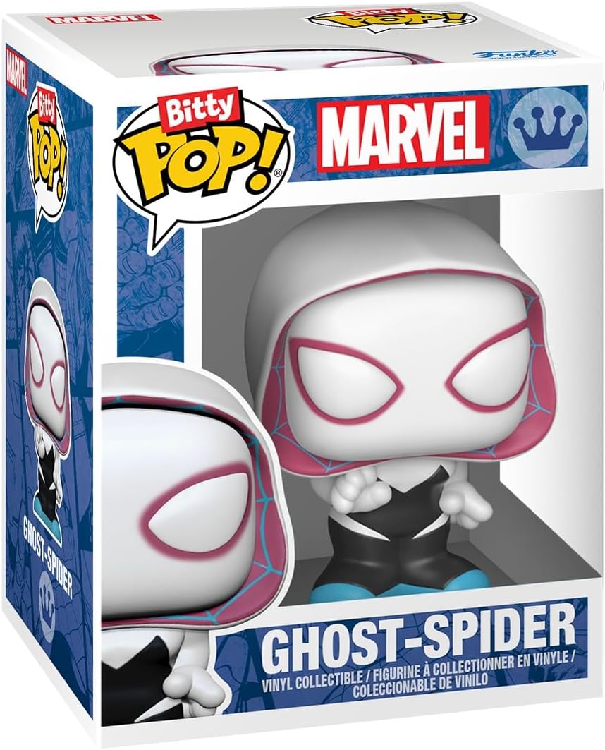Funko Pop! Bitty 2-Pack: Spider-Man - Miles Morales & Spider Gwen - 0.9 Inch (2.2 Cm) Collectable - Gift Idea - Party Bags Stocking - Cake Topper