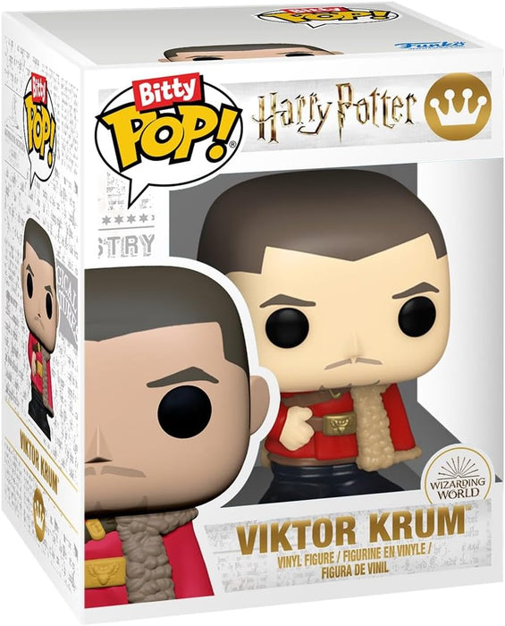 Funko Pop! Bitty 2 Pack Harry Potter and the Goblet of Fire - Hermione & Krum - 7/8" - Gift Idea - Party Socks - Cake Decoration