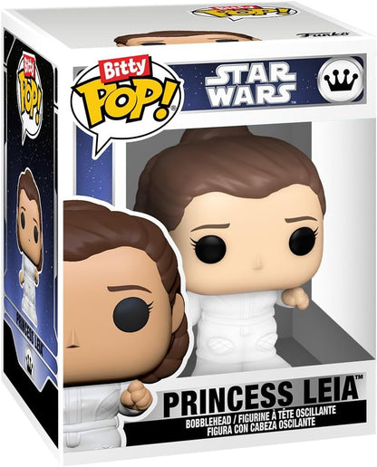 Funko Pop! Bitty Star Wars Leia and Han Cake Toppers 2.2cm