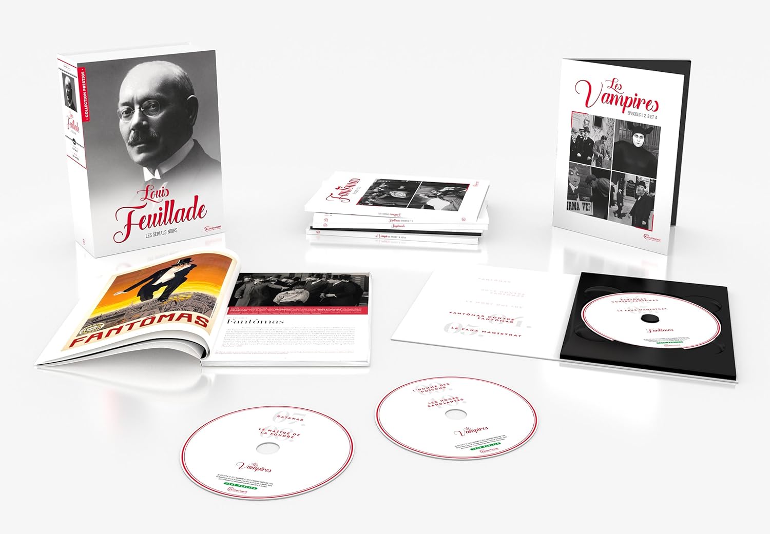 Coffret louis feuillade, les sérials noirs 2 films : fantômas ; les vampires