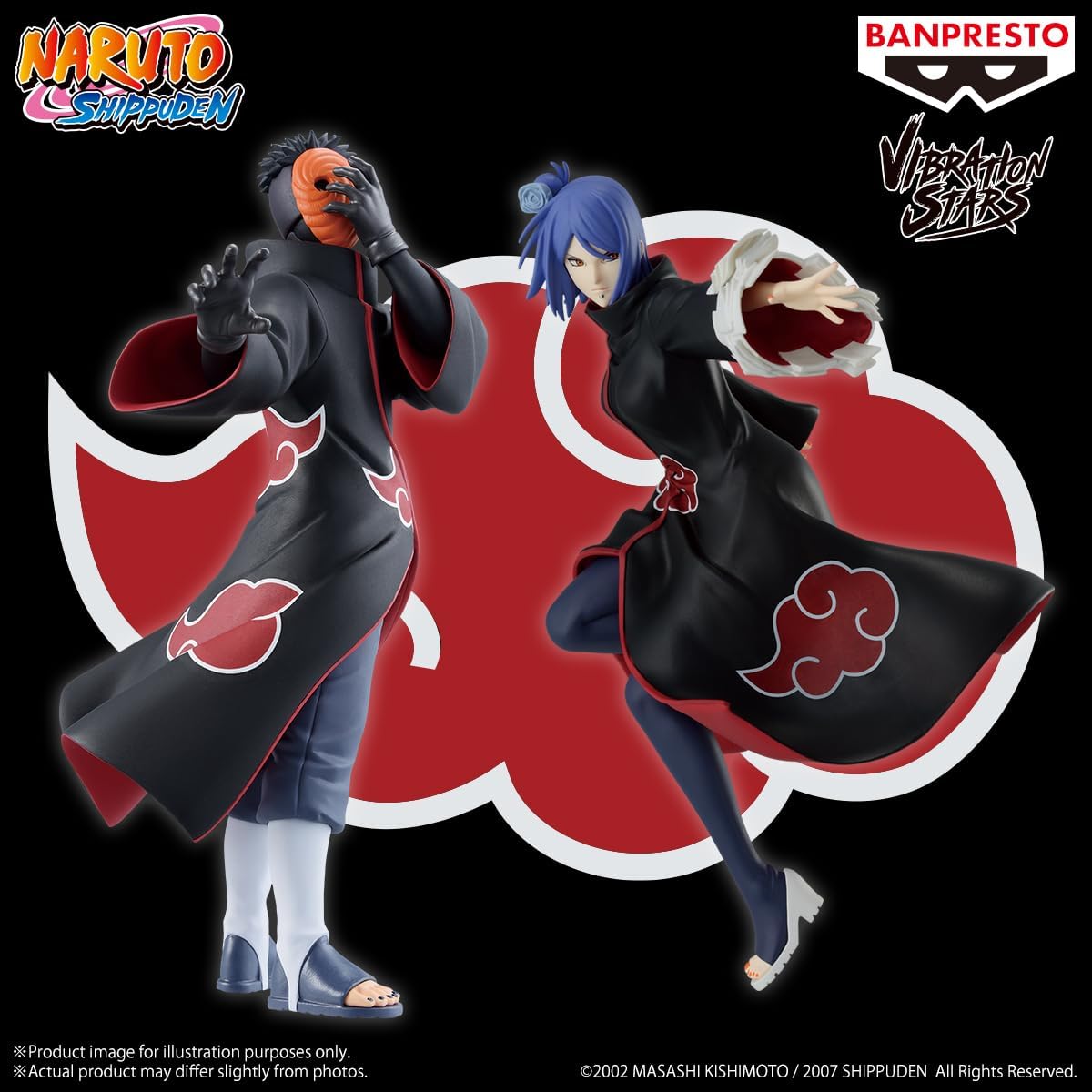 Banpresto Tobi Naruto Shippuden Actiefiguur, Vibration Stars, 17 cm, meerkleurig, BP29184P, verzamelfiguur, ideaal voor anime-fans