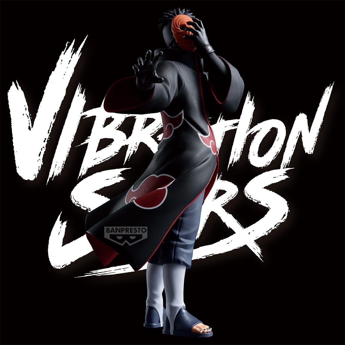 Banpresto Tobi Naruto Shippuden Actiefiguur, Vibration Stars, 17 cm, meerkleurig, BP29184P, verzamelfiguur, ideaal voor anime-fans