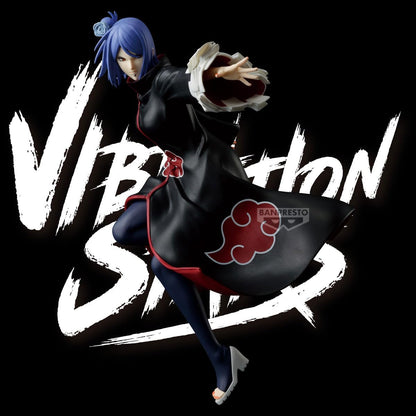 Banpresto Konan Naruto Shippuden Actionfigur, Vibration Stars, 15 cm, Mehrfarbig, BP29185P, Sammlerfigur, optimal für Anime-Fans