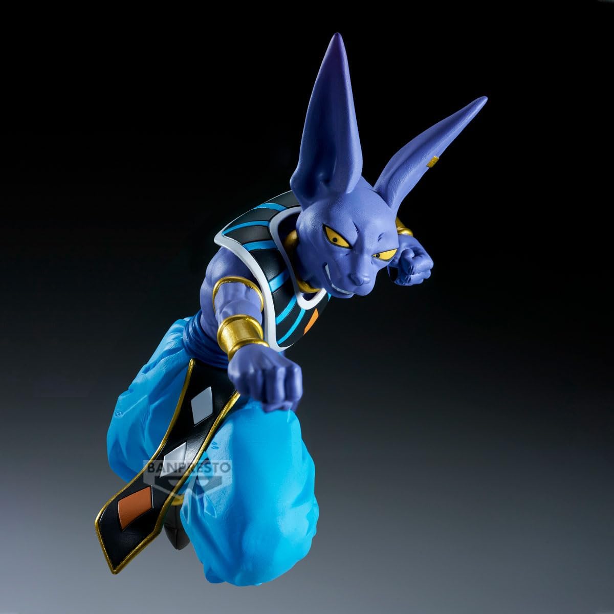 Banpresto Actionfigur Beerus (Vs Goku Super Saiyan God) Dragon Ball Super - Match Makers 15 cm - Mehrfarbig BP29201P - Sammelfigur - Optimal für Anime-Fans