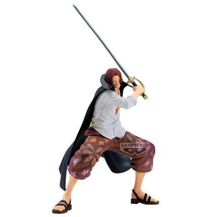 Banpresto Shanks One Piece Actionfigur, groß, 22 cm, Mehrfarbig, BP29210P, Sammelfigur, optimal für Anime-Fans One Piece