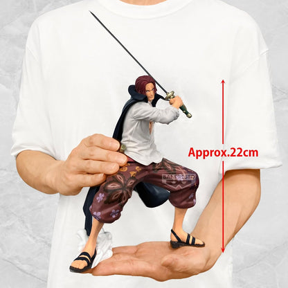 Banpresto Shanks One Piece Actionfigur, groß, 22 cm, Mehrfarbig, BP29210P, Sammelfigur, optimal für Anime-Fans One Piece