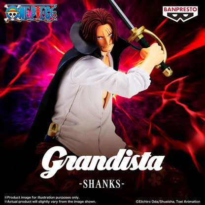 Banpresto Shanks One Piece Actionfigur, groß, 22 cm, Mehrfarbig, BP29210P, Sammelfigur, optimal für Anime-Fans One Piece