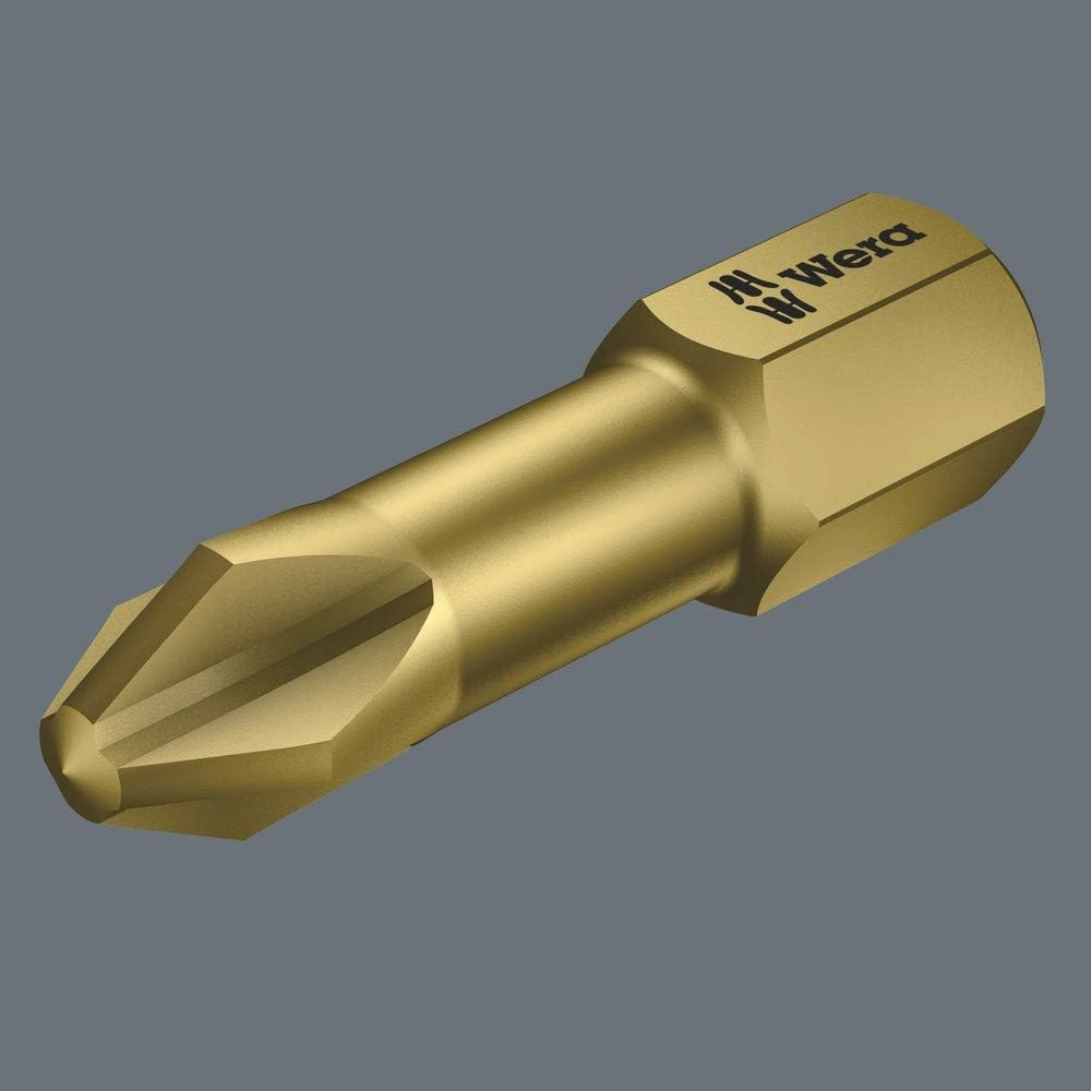 Wera - Superhart-Torsions-Bit für Pozidriv-Schrauben, PZ 2 x 25 mm