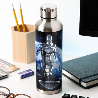 Fantastic Four Metal Trinkflasche Silver