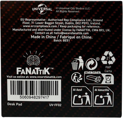 Fast & Furious “Ride or Die” Desk Pad & Coaster Set – Large Pad with Non-Slip Base – Official Movie Merchandise for Home, Office & Gamers