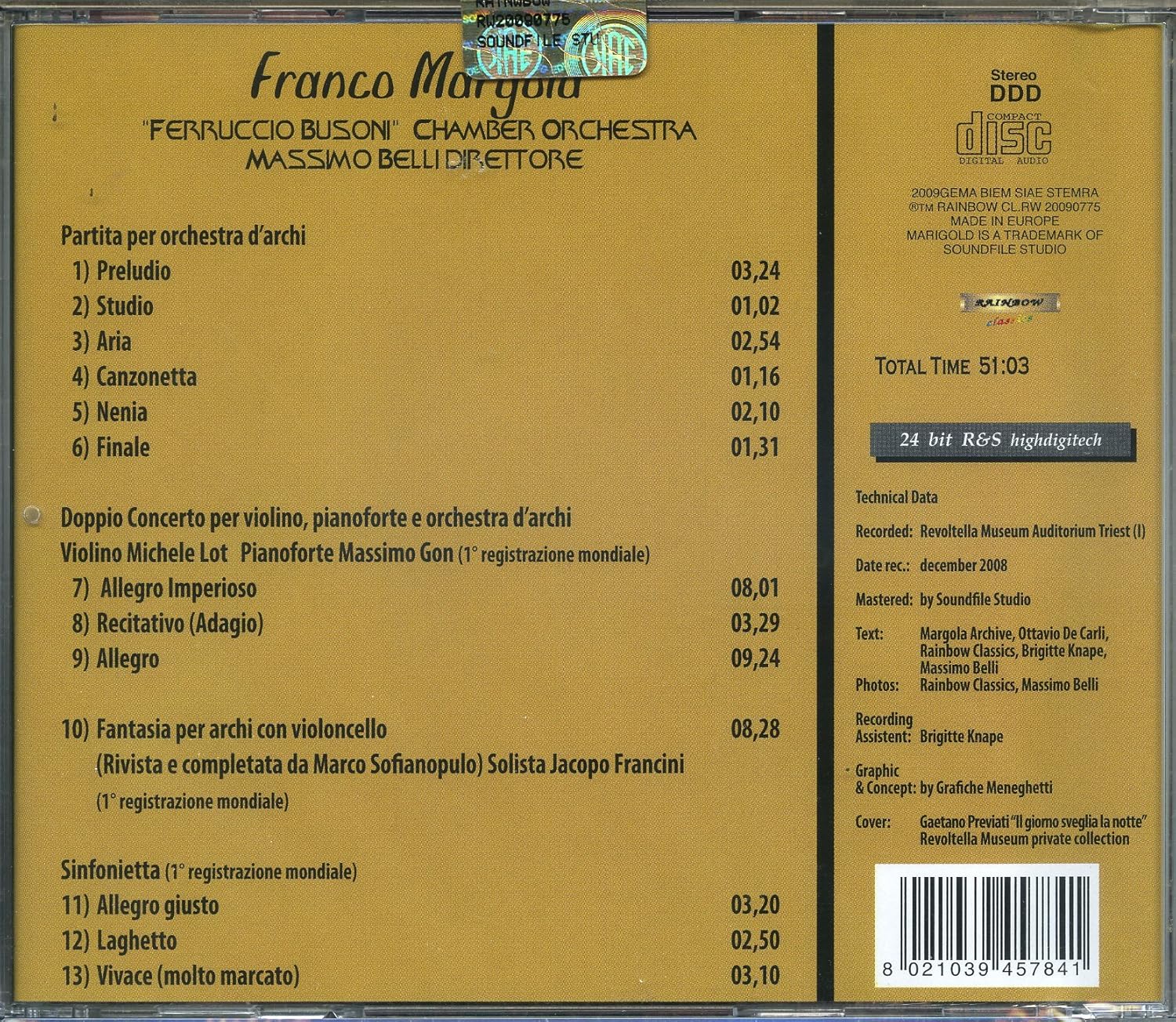 Partita Per Orchestra D'Archi