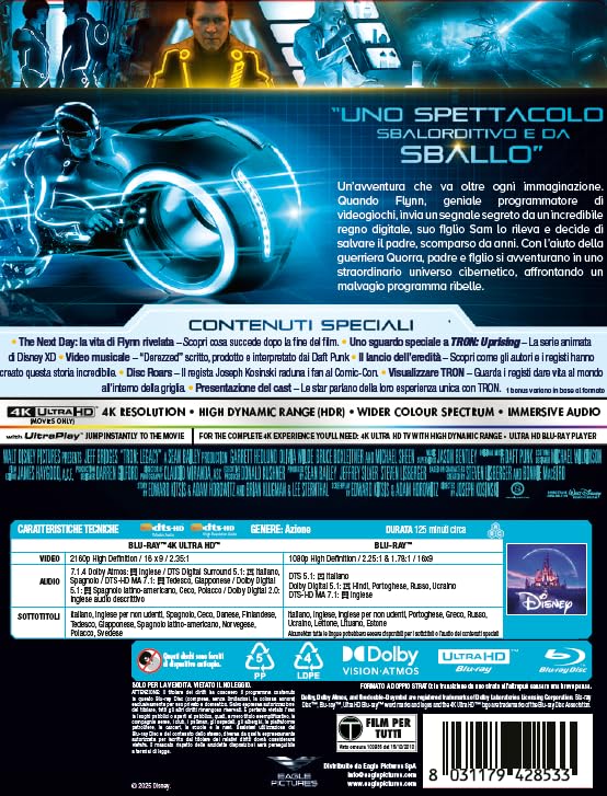 Tron: Legacy - 4K Steelbook (4K Uhd + Bd Hd)