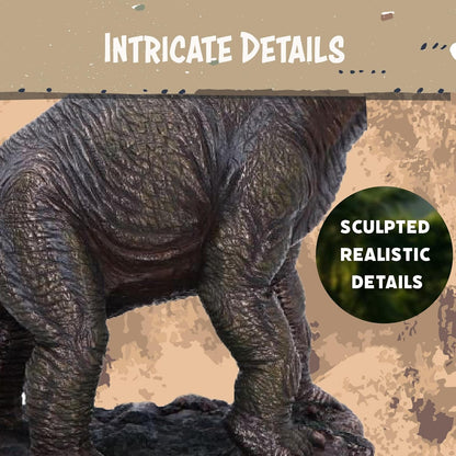 Nemesis Now Brachiosaurus Dinosaur Figurine 25.5cm – Realistic Prehistoric Resin Statue with Bronzed Finish, Collectible Dinosaur Model for Home Decor, Kids, and Educational Display
