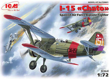 ICM 1:72 - I-15 Chato, ES Air Force Biplane Fighter