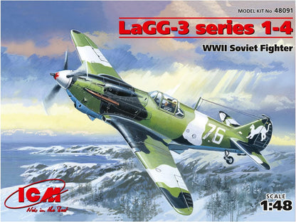 ICM 1:48 - LaGG-3 series 1-4, WWII Soviet Fighter