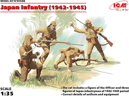 ICM 1:35 - Japan Infantry (1942-1945) 4 Figs