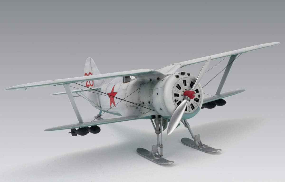 ICM 48096 1/48 WWII Soviet Biplane Fighter I -153 Plastic Model Kit