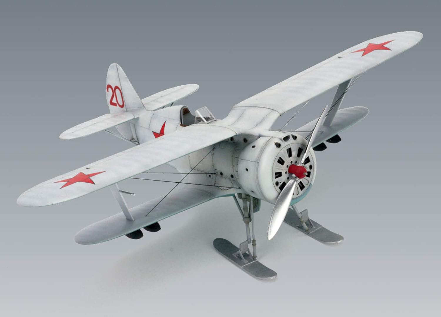 ICM 48096 1/48 WWII Soviet Biplane Fighter I -153 Plastic Model Kit