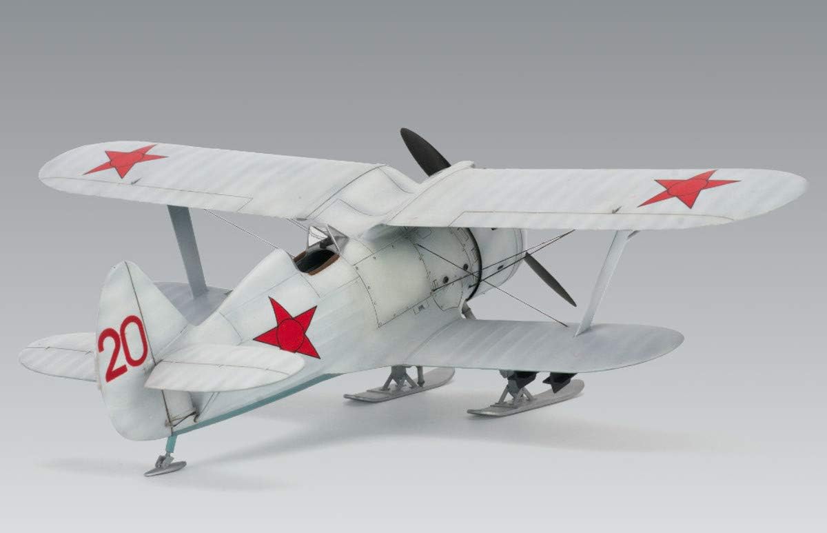 ICM 48096 1/48 WWII Soviet Biplane Fighter I -153 Plastic Model Kit