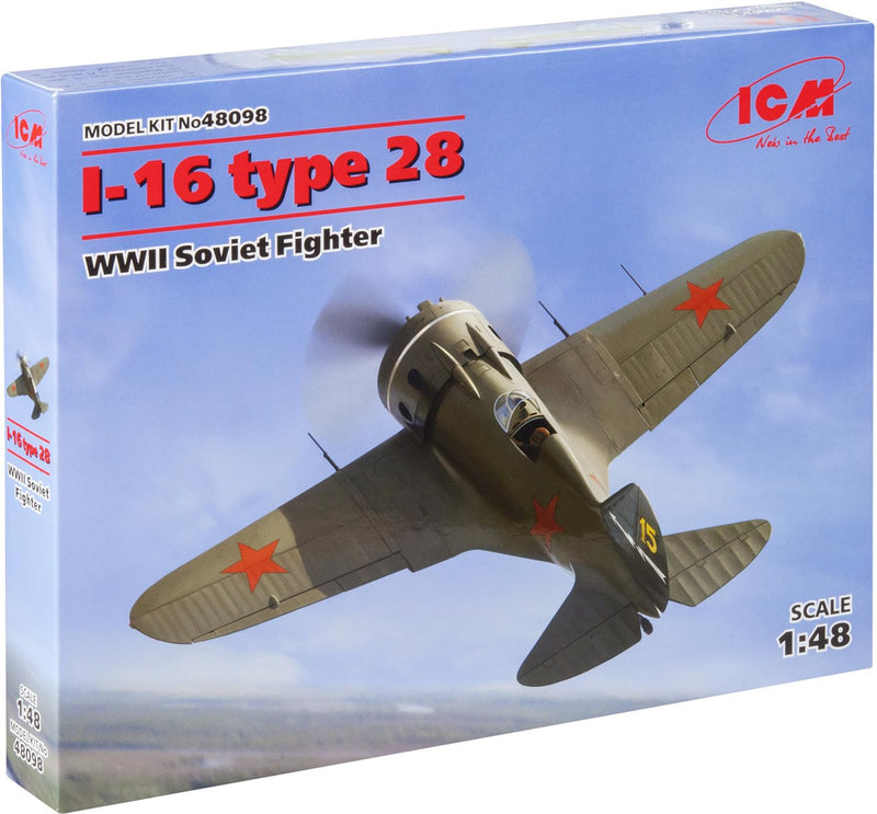ICM 1:48 - I-16 type 28, WWII Soviet Fighter