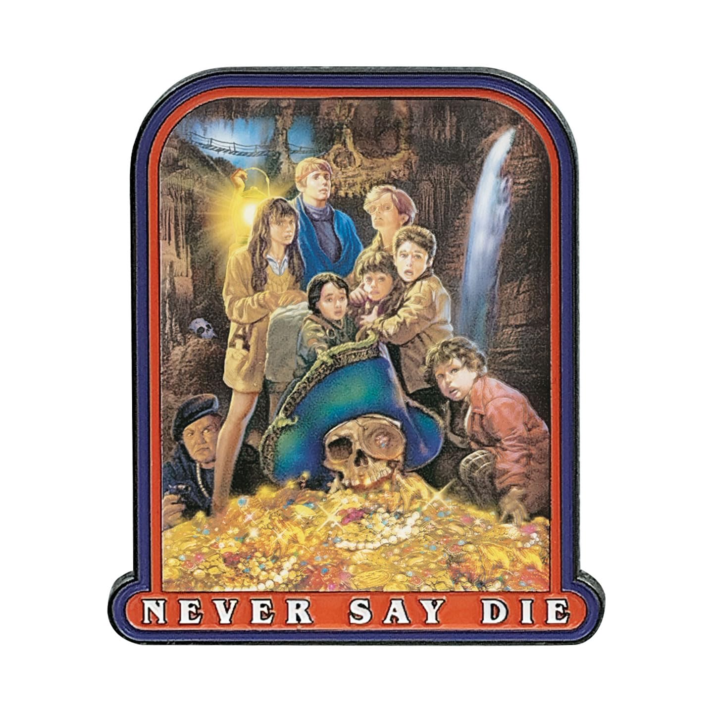 Spilla in edizione limitata "The Goonies 40th Anniversary Never Say Die"