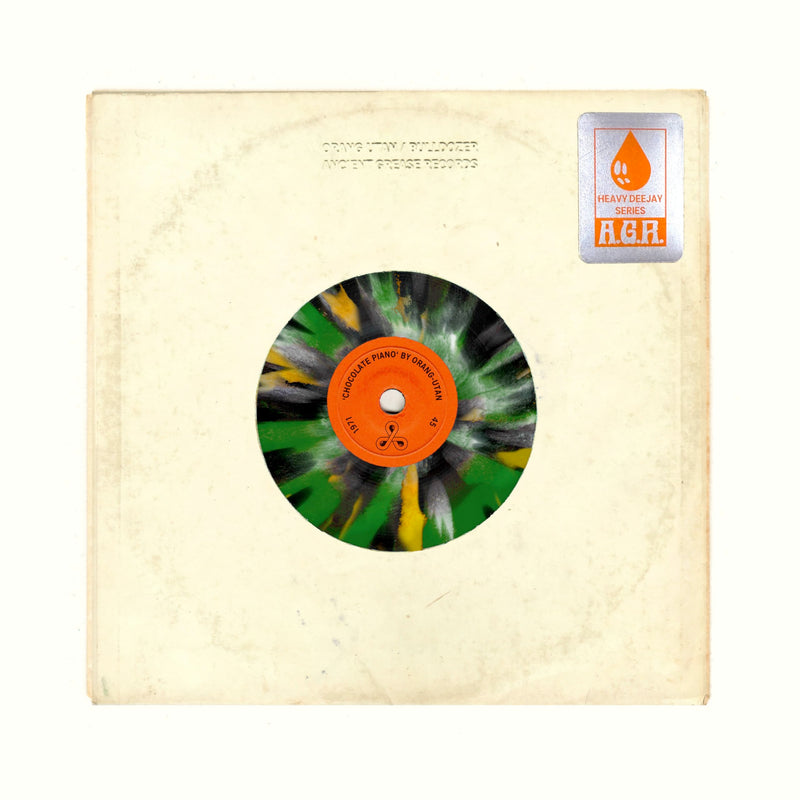 Chocolate Piano + Gallows Hills (Heavy Dj Split 7 Series) - Vinyle Splatter Noir, Blanc, Vert