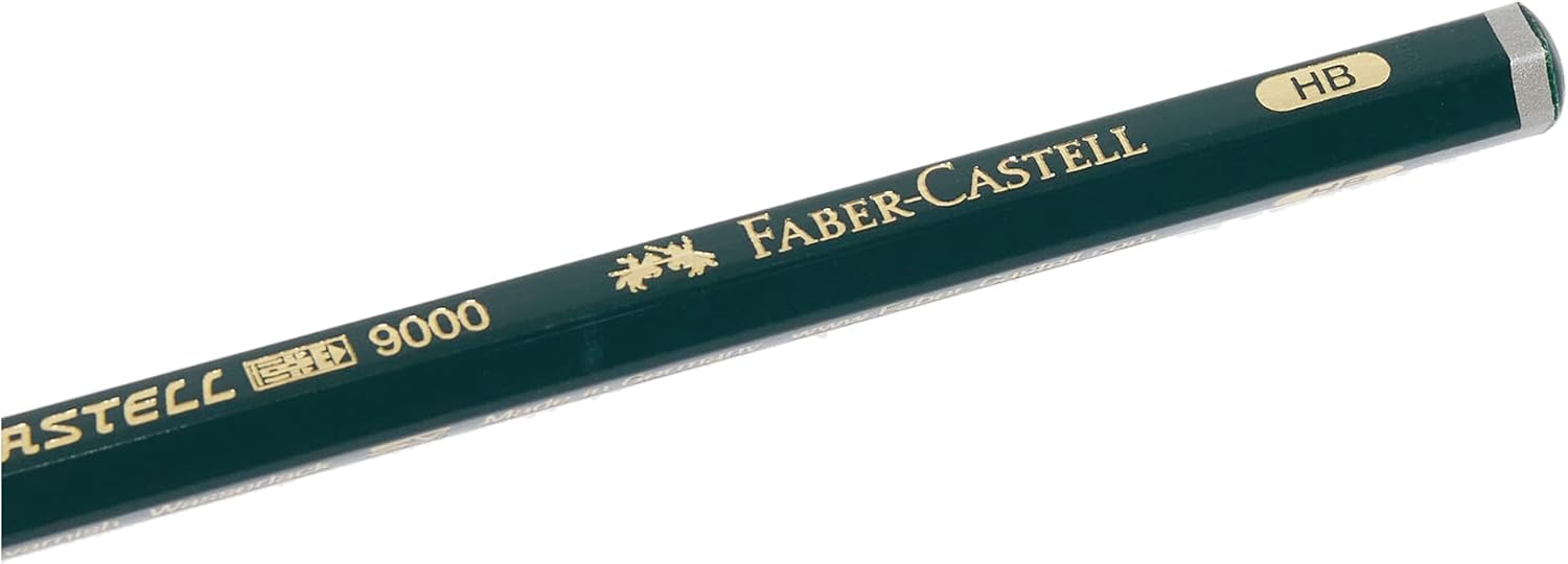 Faber-Castell Miscellaneous Castell 9000 Graphite Pencil, Pencil, Hb, for Art, Craft, Drawing, Sketching, Home, School, University, Colouring