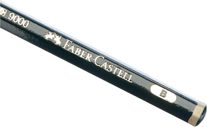 Faber-Castell Miscellaneous Castell 9000 Graphite Pencil, Pencil, B, For Art, Craft, Drawing, Sketching, Home, School, University, Colouring