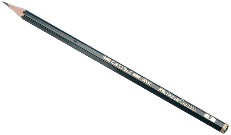 Faber-Castell Miscellaneous Castell 9000 Graphite Pencil, Pencil, B, For Art, Craft, Drawing, Sketching, Home, School, University, Colouring