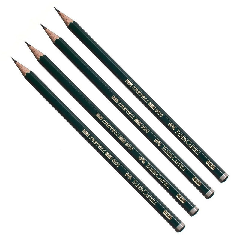 Castell 9000 Black Lead Pencils, 5B