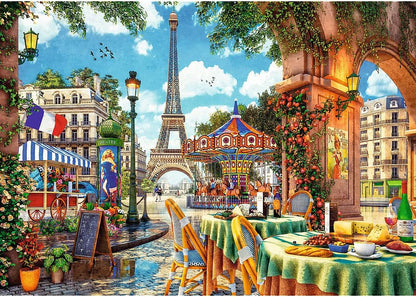 Trefl 10622 Pariser Morgen 1000 pieces, premium quality, for adults and children aged 12 and over Jigsaw Puzzle, Parisian Morning