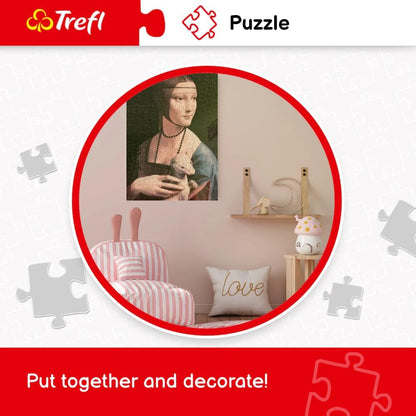 Trefl Castle on The Island - 1000 Piece Jigsaw Puzzles for Adults & Children Aged 12+ - Palace Historic Landmark Building Puzzle