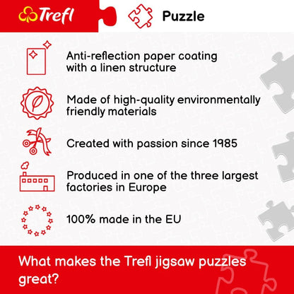 Trefl Castle on The Island - 1000 Piece Jigsaw Puzzles for Adults & Children Aged 12+ - Palace Historic Landmark Building Puzzle