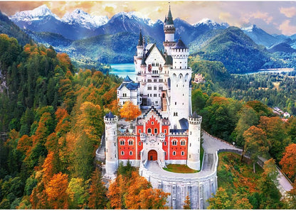 Trefl 1000 Piece Jigsaw Puzzle – Neuschwanstein Castle Germany – Premium Plus Quality – Photo Odyssey Scenic Castle Landscape – Large 68.3cm x 48cm Jigsaw Puzzle for Adults
