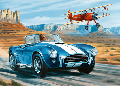 Trefl Premium Plus Quality - Puzzle Tea Time: Desert Race - 1000 Elements, Series Painted Nostalgic Pictures, Ideal Adaptation of Pieces, for Adults and Children from 12 Years