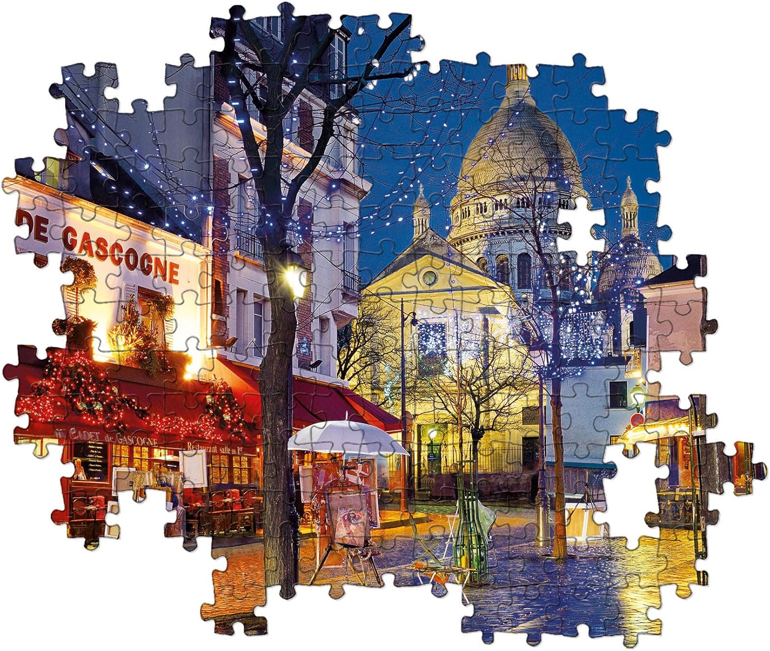 Clementoni Puzzel - Pars-Montmartre 1500 Stukjes - Puzzel Voor Volwassenen 14-99 Jaar, Gemaakt In Italië 31709
