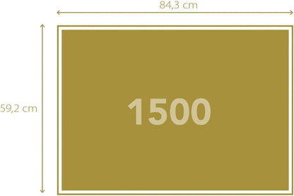 Clementoni Puzzel - Pars-Montmartre 1500 Stukjes - Puzzel Voor Volwassenen 14-99 Jaar, Gemaakt In Italië 31709