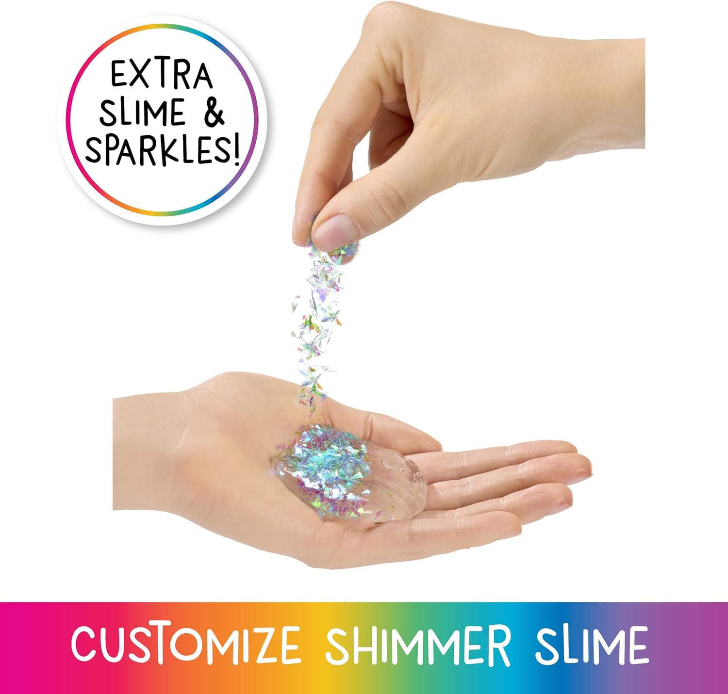 Rainbow High Rainbow Shimmers with Slime - Bella, Pink - 28 cm Modepuppe mit 1 Schleim-Set und 1 Llama-Haustier, Geeignet für Kinder ab 4 Jahren