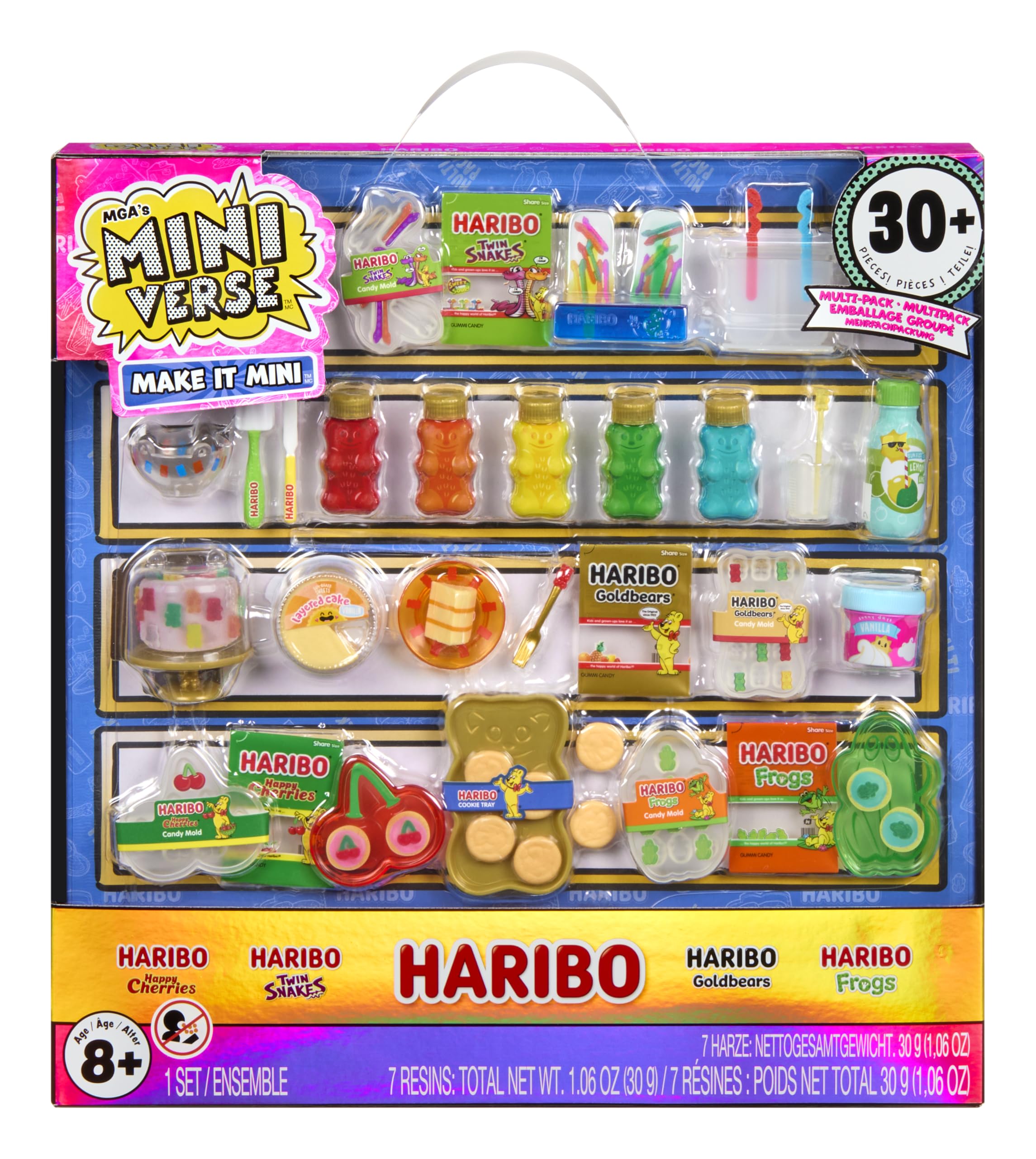 MGA’s Miniverse Make It Mini Haribo Multipack – Mini Collectables, DIY Resin Play, Replica Candy, Mix & Match Creations, NOT Edible – For Collectors, Ages 8+ Years