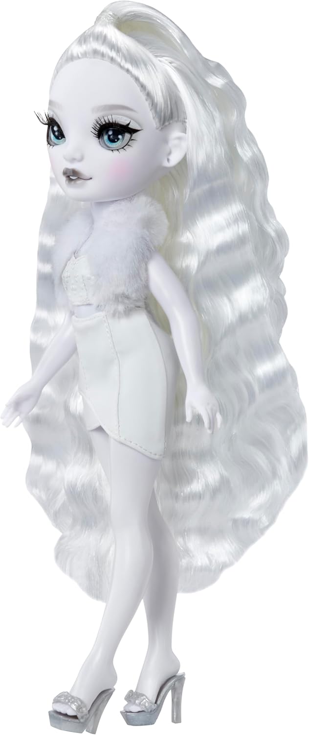 RAINBOW HIGH Shadow High Natasha Zima - Muñeca de Moda en Escala de Grises de 28 cm, Pelo y Traje Blancos, Bolso con Estilo, Bonito Regalo para Niños de 4 a 10 Años