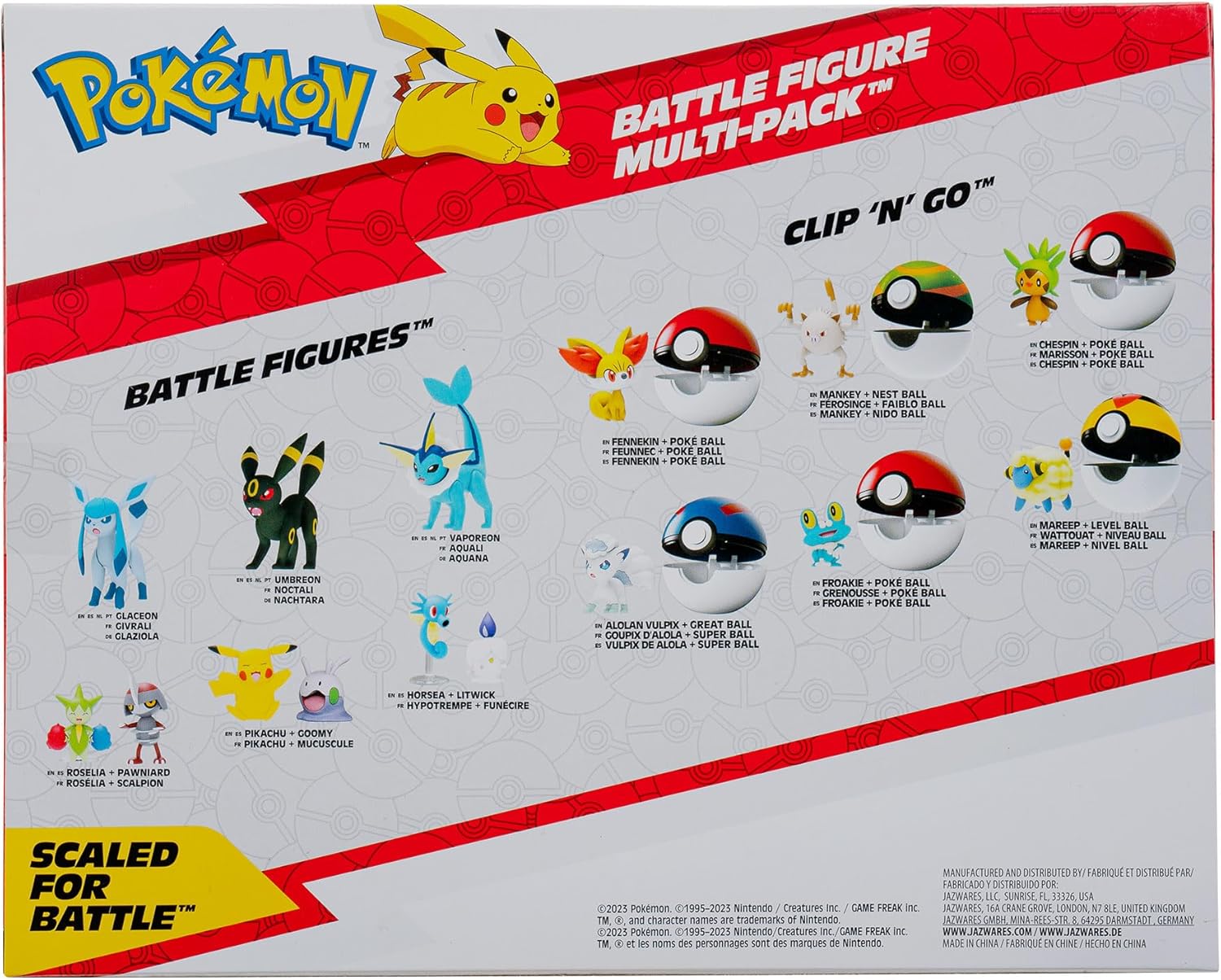 Wicked Cool Toys Pokemon Battle Figure 8 Pack Pokemon Battle Figure 8 Pack