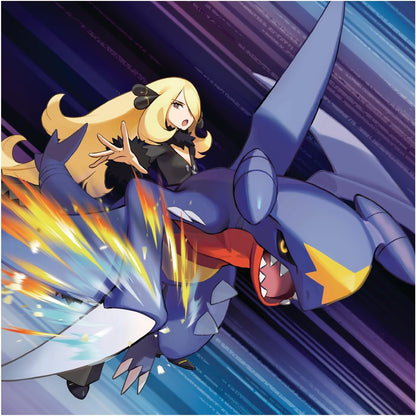 Pokémon-Sammelkartenspiel: Premium-Kollektion Cynthias Knakrack-ex (3 holografische Karten und 6 Boosterpacks
