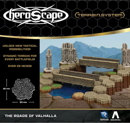 Renegade Game Studios - Heroscape Roads of Valhalla Terrain Expansion - Add on Content for The Heroscape Miniatures Game - Battle Box or Master Set is Required to Play