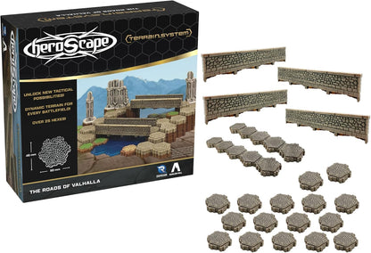 Renegade Game Studios - Heroscape Roads of Valhalla Terrain Expansion - Add on Content for The Heroscape Miniatures Game - Battle Box or Master Set is Required to Play