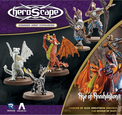 Renegade Game Studios - Heroscape Greatbow Archers and Scions of Icaria Army Expansion - Add on Content for The Heroscape Miniatures Game - Battle Box or Master Set is Required to Play