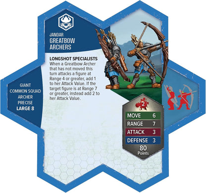Renegade Game Studios - Heroscape Greatbow Archers and Scions of Icaria Army Expansion - Add on Content for The Heroscape Miniatures Game - Battle Box or Master Set is Required to Play