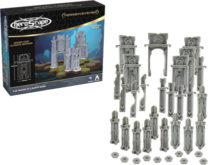 Renegade Game Studios - Heroscape The Ruins at Laur's Edge Terrain Expansion - Add on Content for The Heroscape Miniatures Game - Battle Box or Master Set is Required to Play